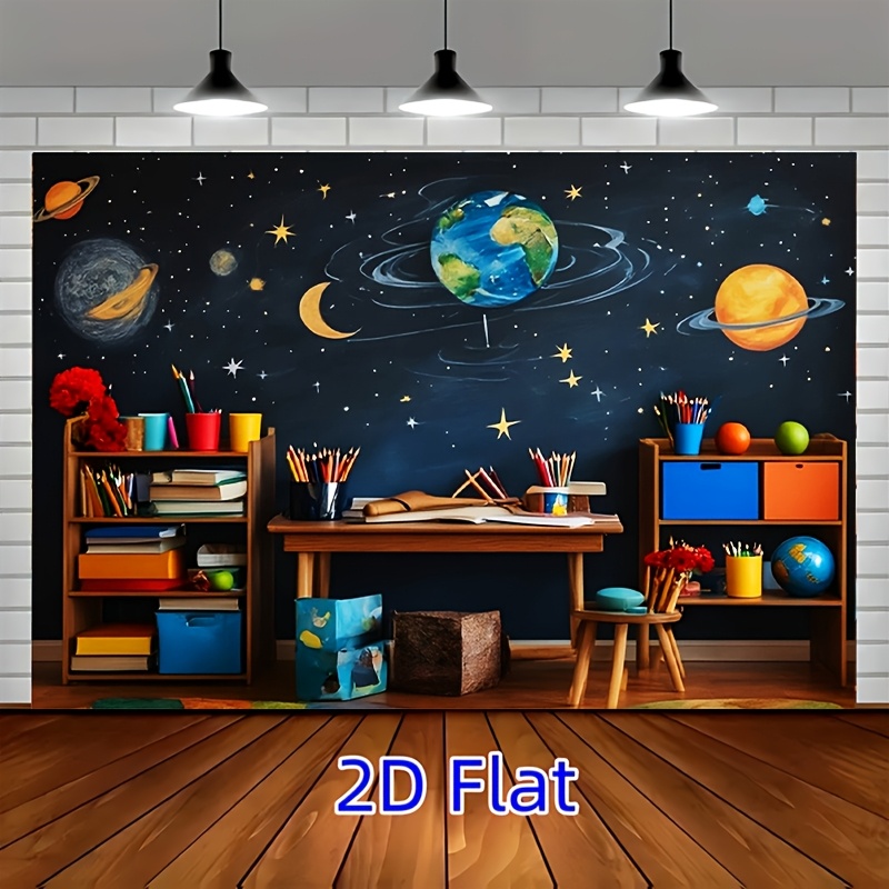 Science Nursery - Astronomi Sınıfı Duvar Resmi Çocuk Odası