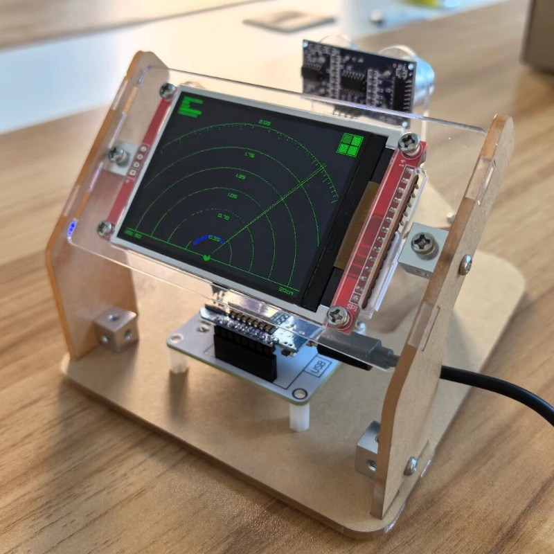 Science Project Toys Making - Arduino / STM32 İçin Ultrasonik Radar