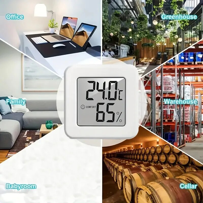 Weather Station Indoor - Dijital Higrometre Termometre İç Mekan Termometresi