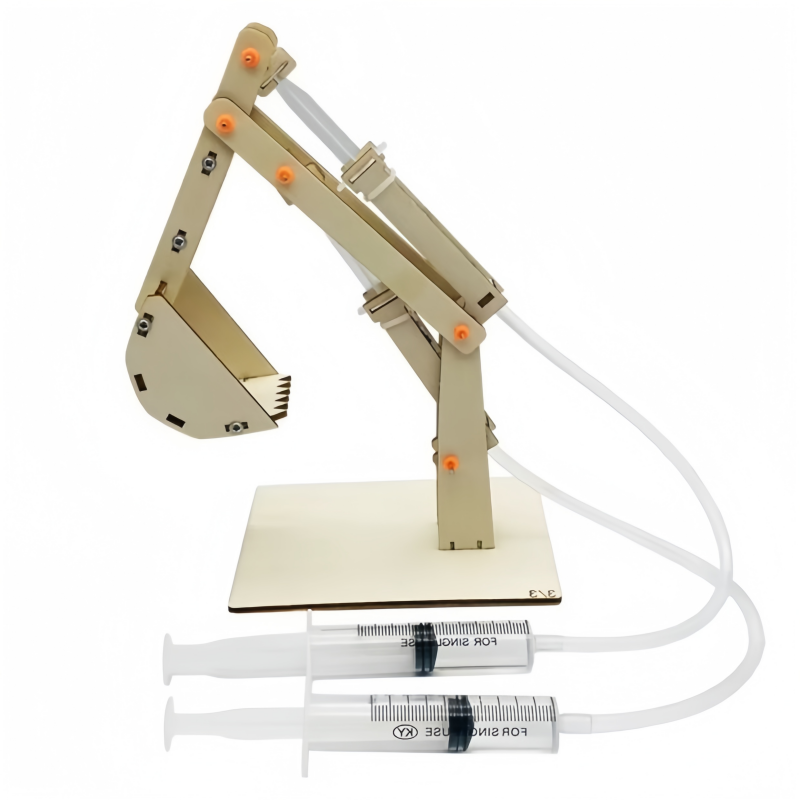 Science Diy Model - DIY Hidrolik Ekskavatör Modeli Çocuklar İçin