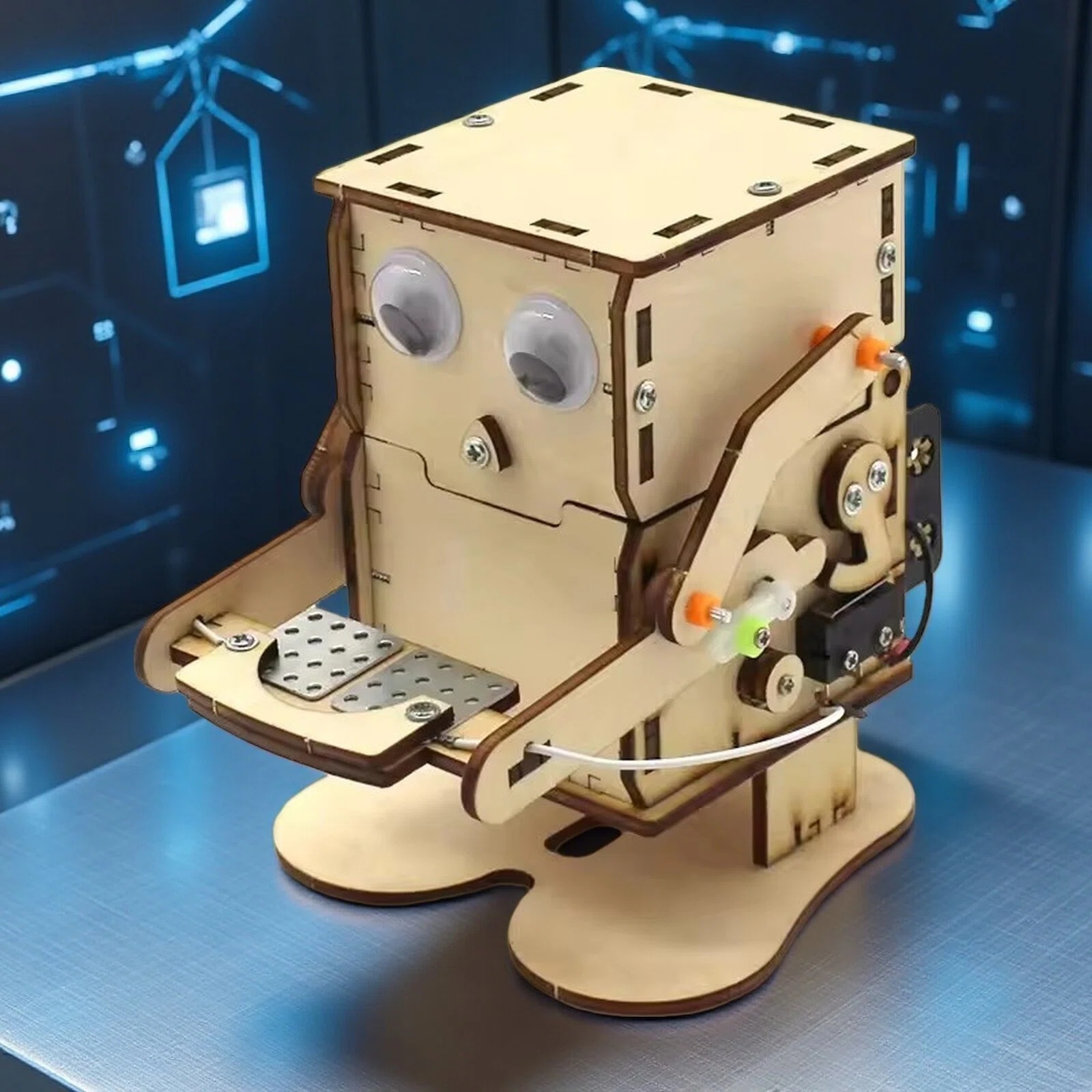 Science Diy Model - Para Yutma Yeme Robotu Modeli DIY