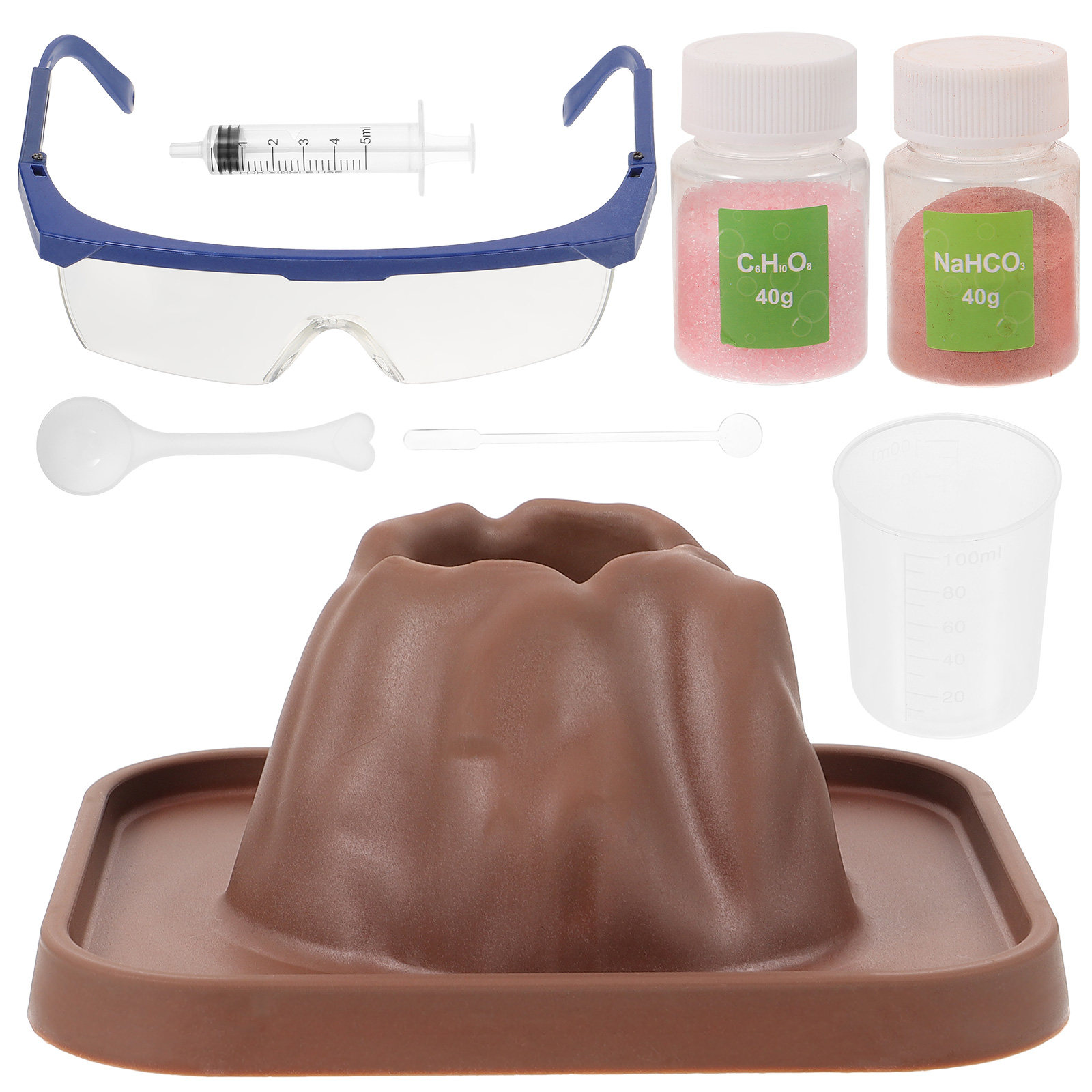 Volcano Kit Eruption - 1 Set Volkan Patlamaları Deneyi Bilim