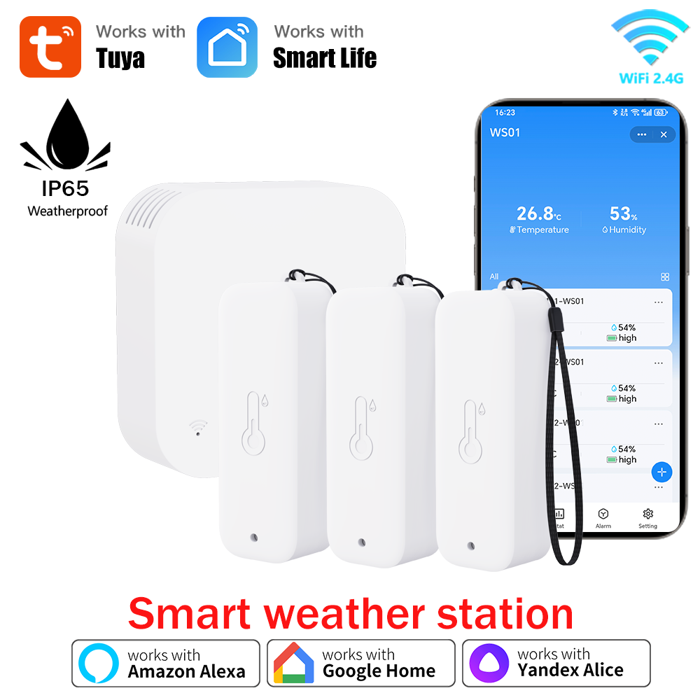 Weather Station Indoor - Tuya WIFI Akıllı Hava Durumu İstasyonu