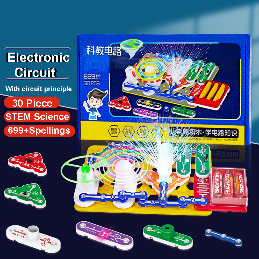Circuit Snap Kit - Çocuklar İçin Bilim Deneyleri Kitleri Fizik