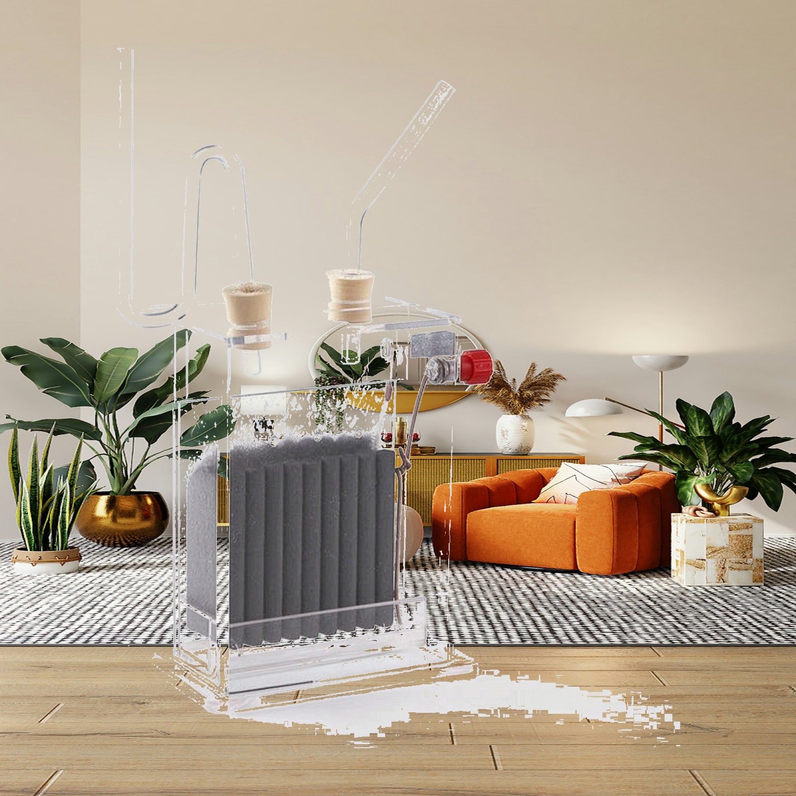 Science Kit - Gaz Toplama Tüpleri ile Elektroliz Cihazı
