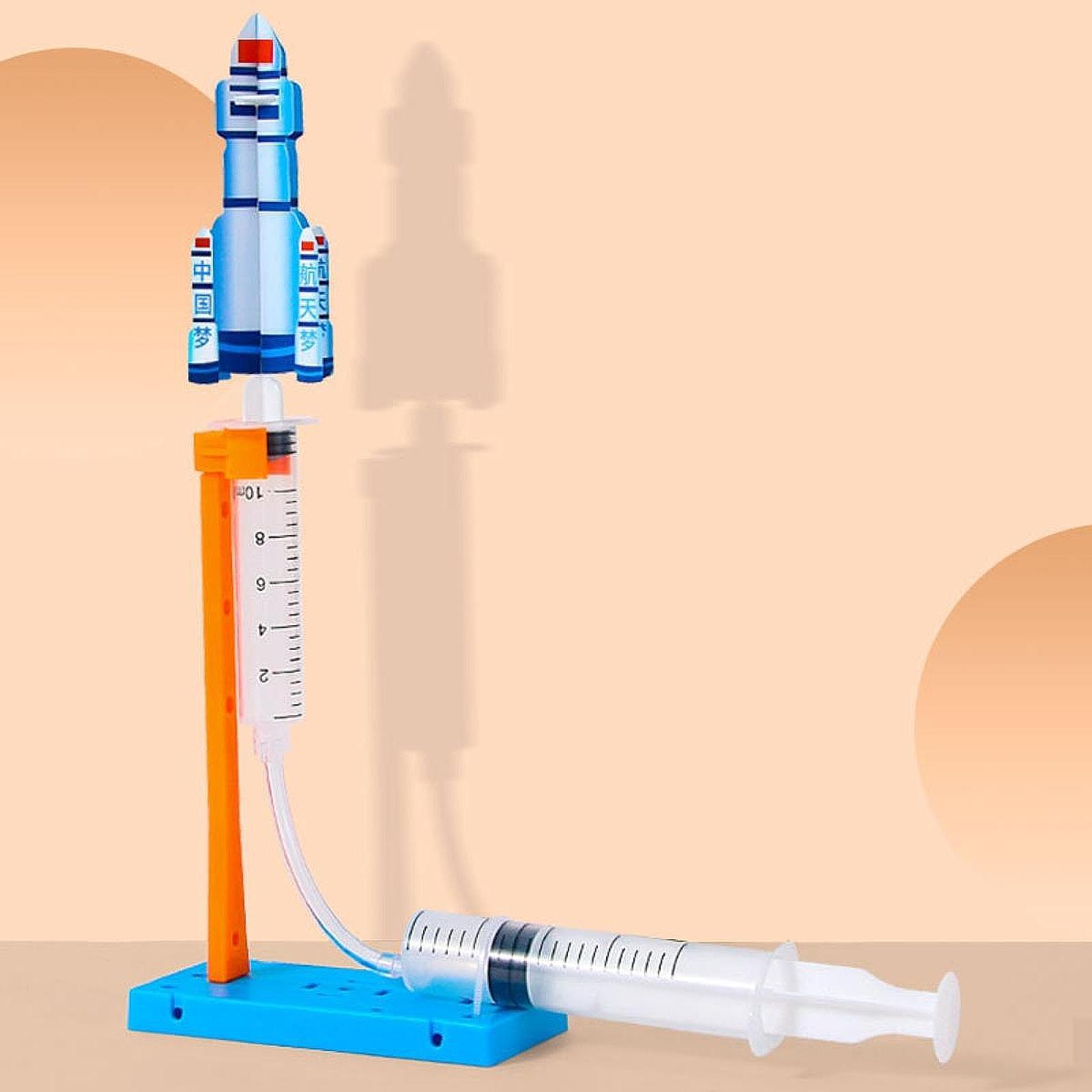 Science Project Toys Making - Kendin Yap Roket Modeli Oyuncak 3D