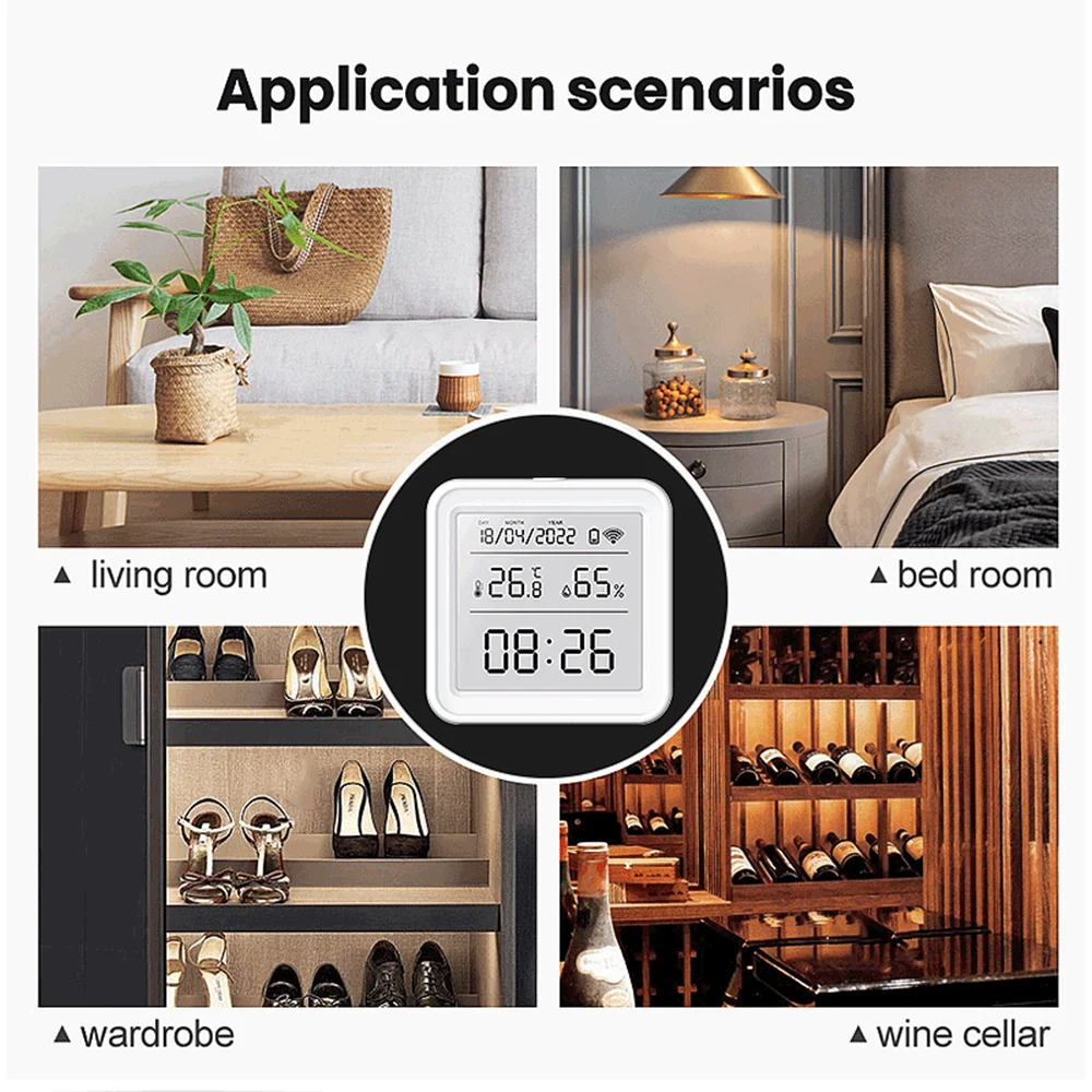Tuya Zigbee WiFi Sıcaklık Nem  - Weather Station Indoor incelemesi ve fiyatı