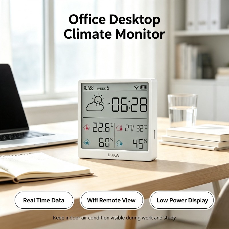 DUKA TH3 Wifi Akıllı Sıcaklık  - Weather Station Indoor incelemesi ve fiyatı