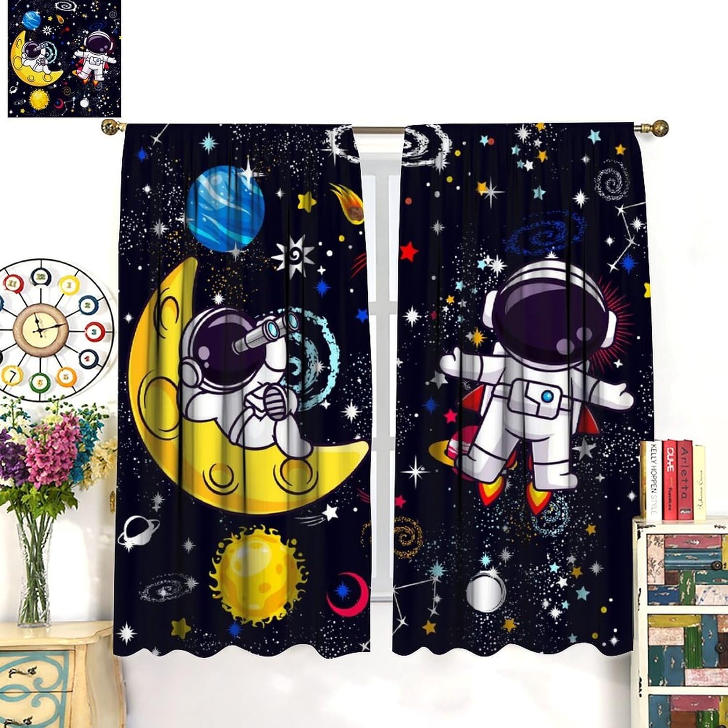 Galaxy Bilim Perde Dekorasyonu - Science Nursery incelemesi ve fiyatı