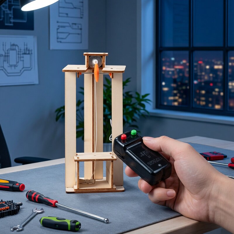 DIY Elektrikli Asansör Asansör - Science Diy Model incelemesi ve fiyatı