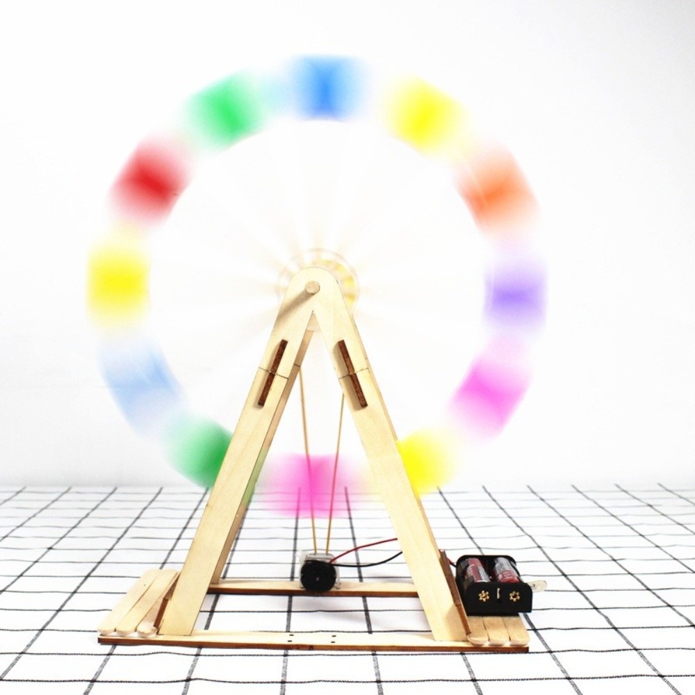 DIY Montaj Ahşap Dönme Dolap K - Science Diy Model incelemesi ve fiyatı