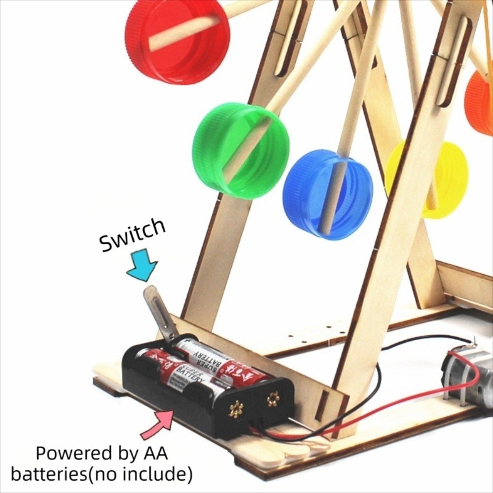 DIY Montaj Ahşap Dönme Dolap K - Science Diy Model incelemesi ve fiyatı