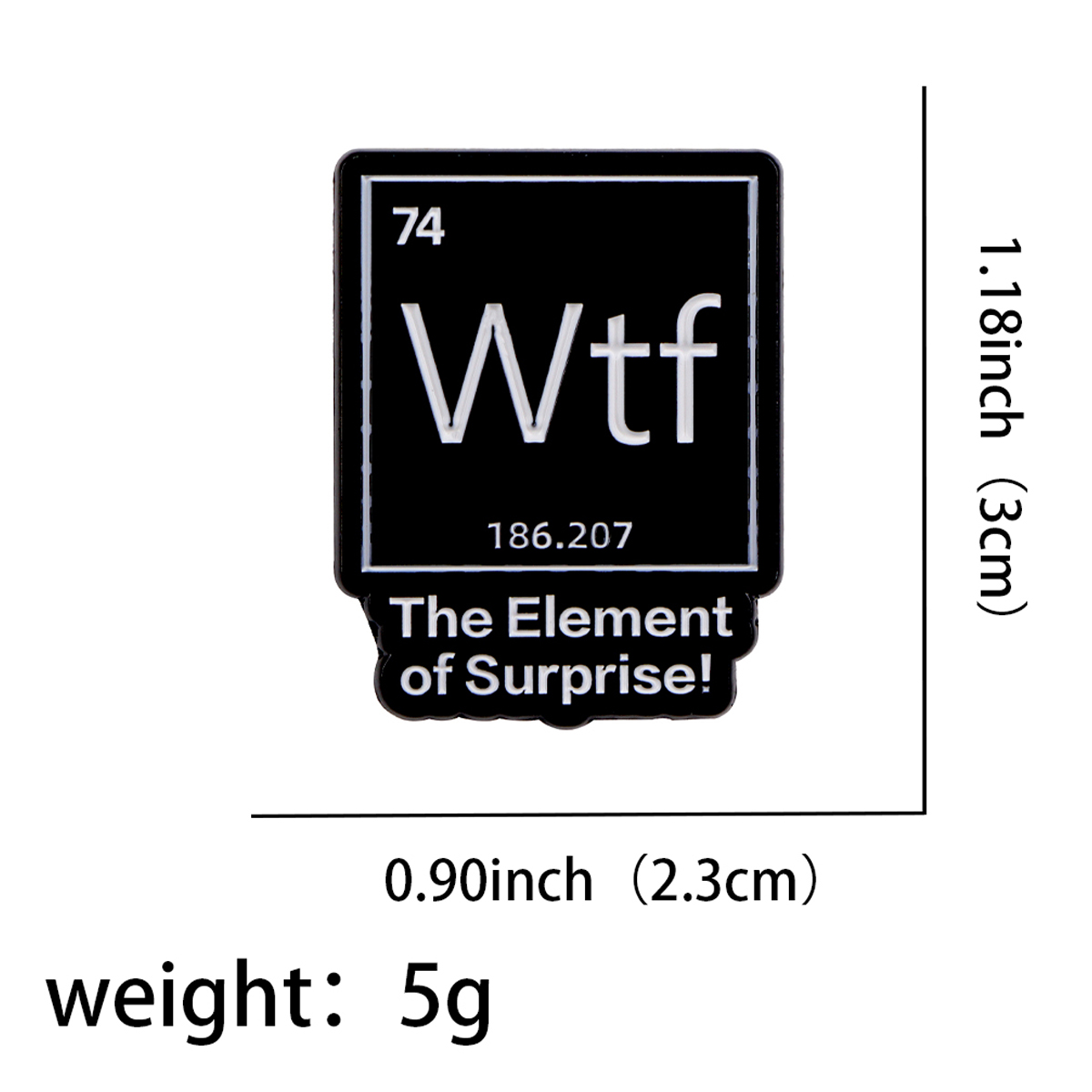 Kimyasal Element 74, Emaye Pim - Science Bob incelemesi ve fiyatı