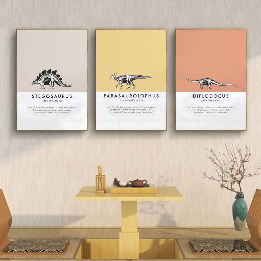 Dinozor İskeleti Posteri Dino  - Science Nursery incelemesi ve fiyatı